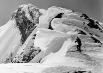 Schneekunst am Gletscher